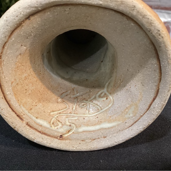 Ceramic / Pottery Hand Crafted Wine Goblet By Stokes - Excellent Gently Used - Picture 8 of 11